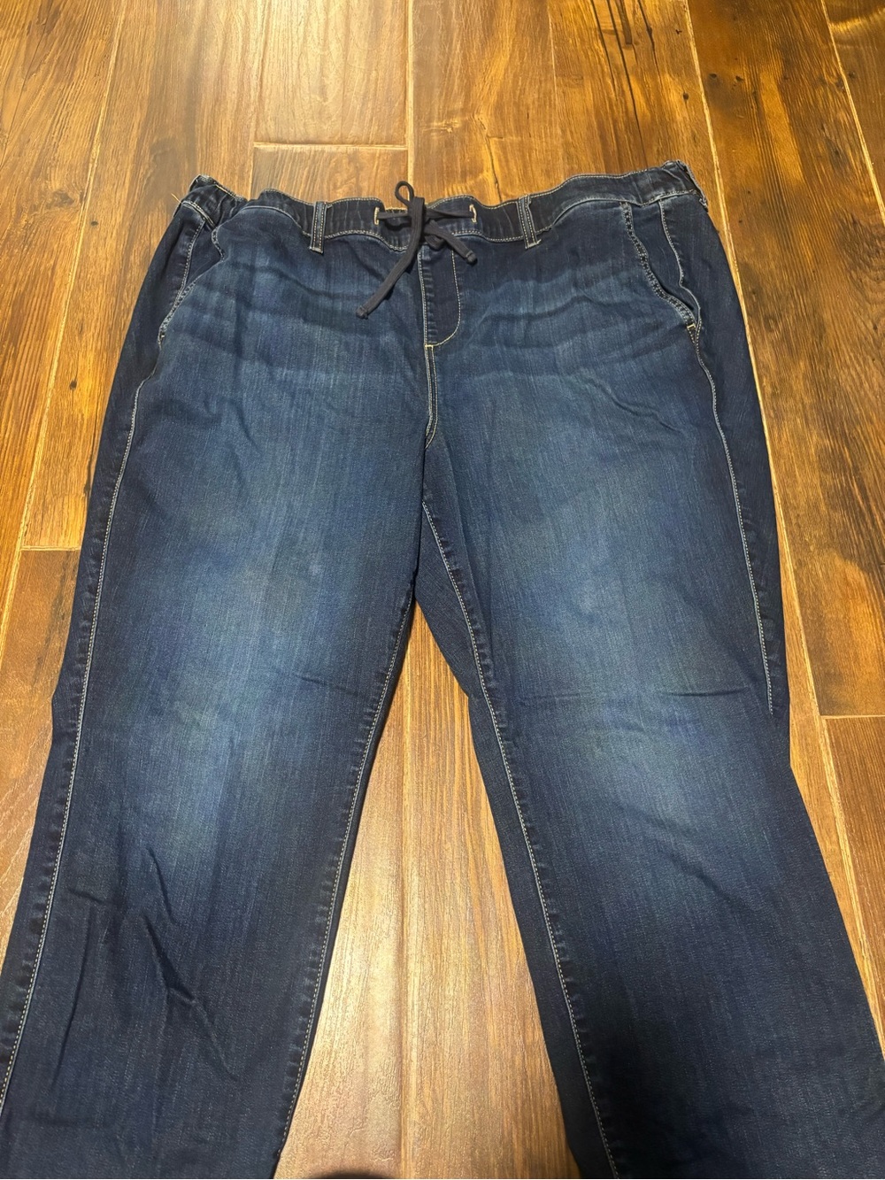 torrid Women’s Dark Indigo Relaxed Drawstring Jeans